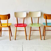 Chaises de salle à manger de Ton, années 1950.