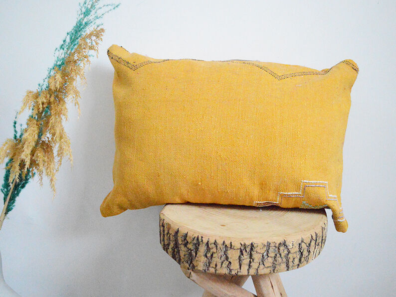 Moroccan Cactus Silk Pillow