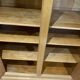 3-door solid oak wardrobe, detachable, sandblasted, wardrobe/lingerie.