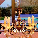 Chandelier with tassels