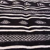 Black and white rugs handmade 185x115cm