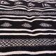 Black and white rugs handmade 185x115cm