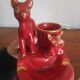 Bambi fawn cigarette holder ashtray in vintage Vallauris ceramic