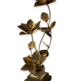 Lamp water lily in golden brass