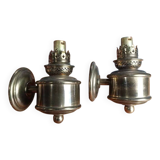 Wall lamp in oil lamp style