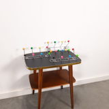 Colorful vintage wall coat rack