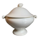 Soupière en Faïence blanche de Lunéville XIXème Siècle