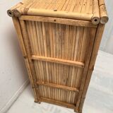 Coffre en bambou années 60-70