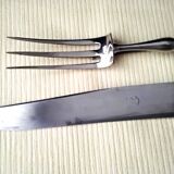 Cutting service Forged steel and bovine horn