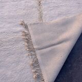 Moroccan rug Beni M'Rirt white - 177 x 264 cm