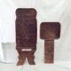 African carved wooden stool works around the 1940s