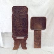 African carved wooden stool works around the 1940s