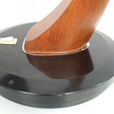 FASE President Pendulum in black with a walnut base