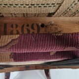 Early 20th-Century Adjustable Reclining Armchair by Drevette L.M., circa 19