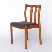 Set of 4 Teak Dining Chairs by Dyrlund, 1960s Danish Mid-Century Modern