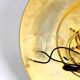 Gorgeous large 1970s Palwa brass ceiling or wall lamp with faceted crystal