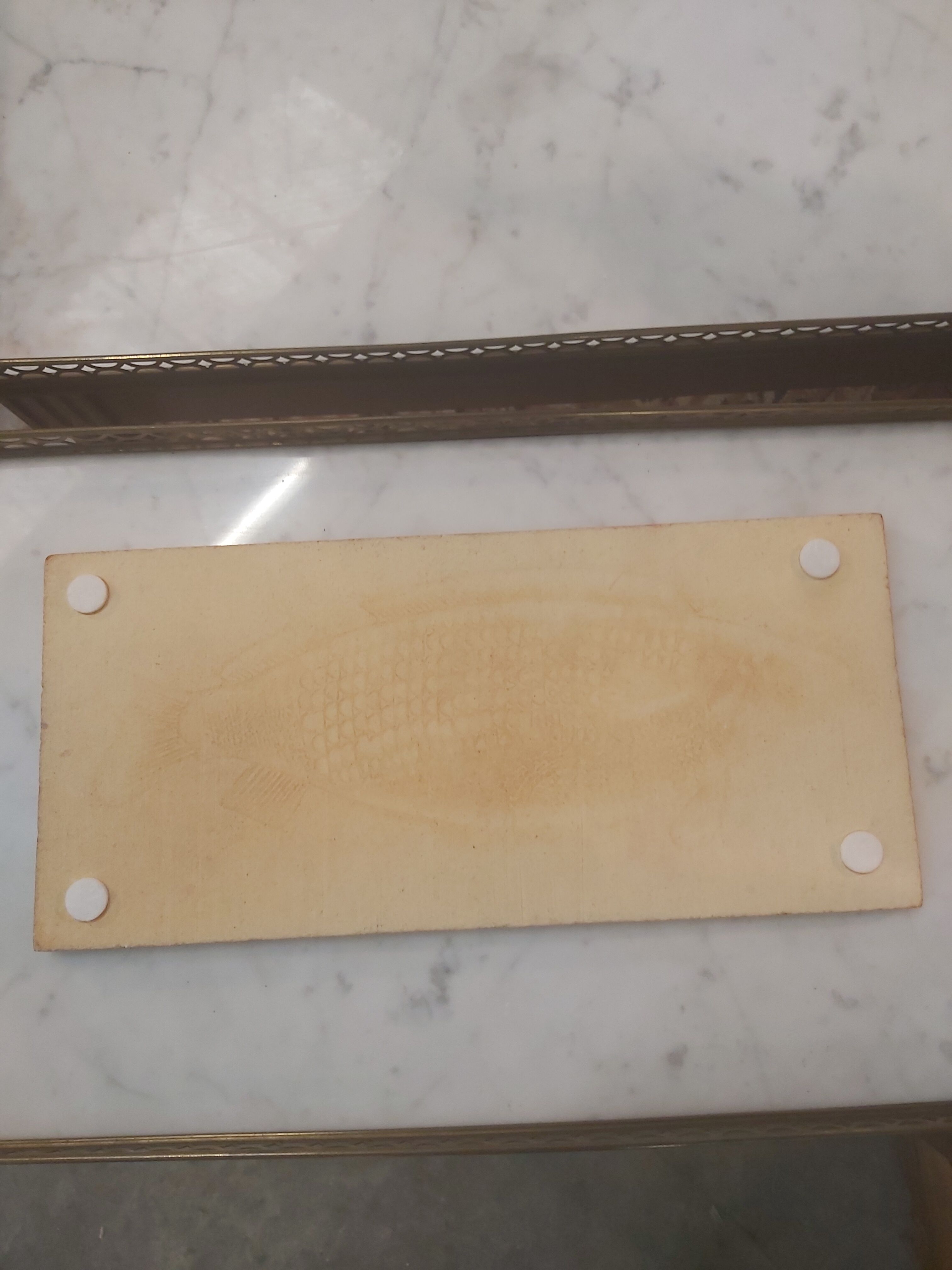 Ceramic fish dish signed R. Capron