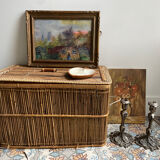 Rattan chest