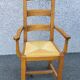 Country-style chair in solid oak