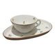 Limoges porcelain cup and tray: a selfish one