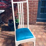 Vintage chairs and white marble design