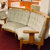 Sofa Guillerme and Chambron solid oak