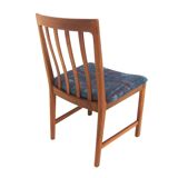 Set of 4 Scandinavian walnut chairs, Karl Erik Ekselius, JOC, Sweden, 1960