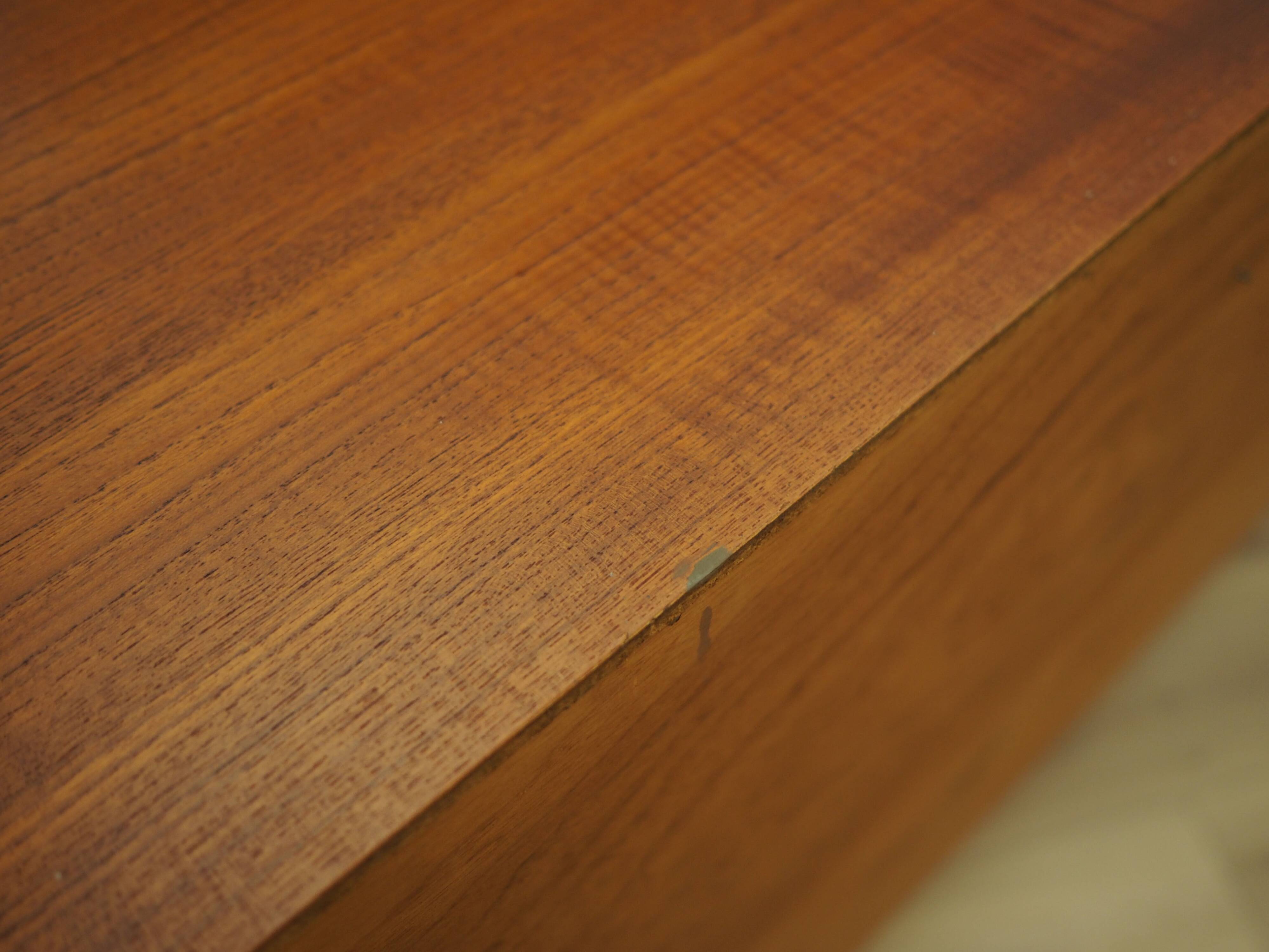 Teak highboard with bar section, Denmark, 1960s