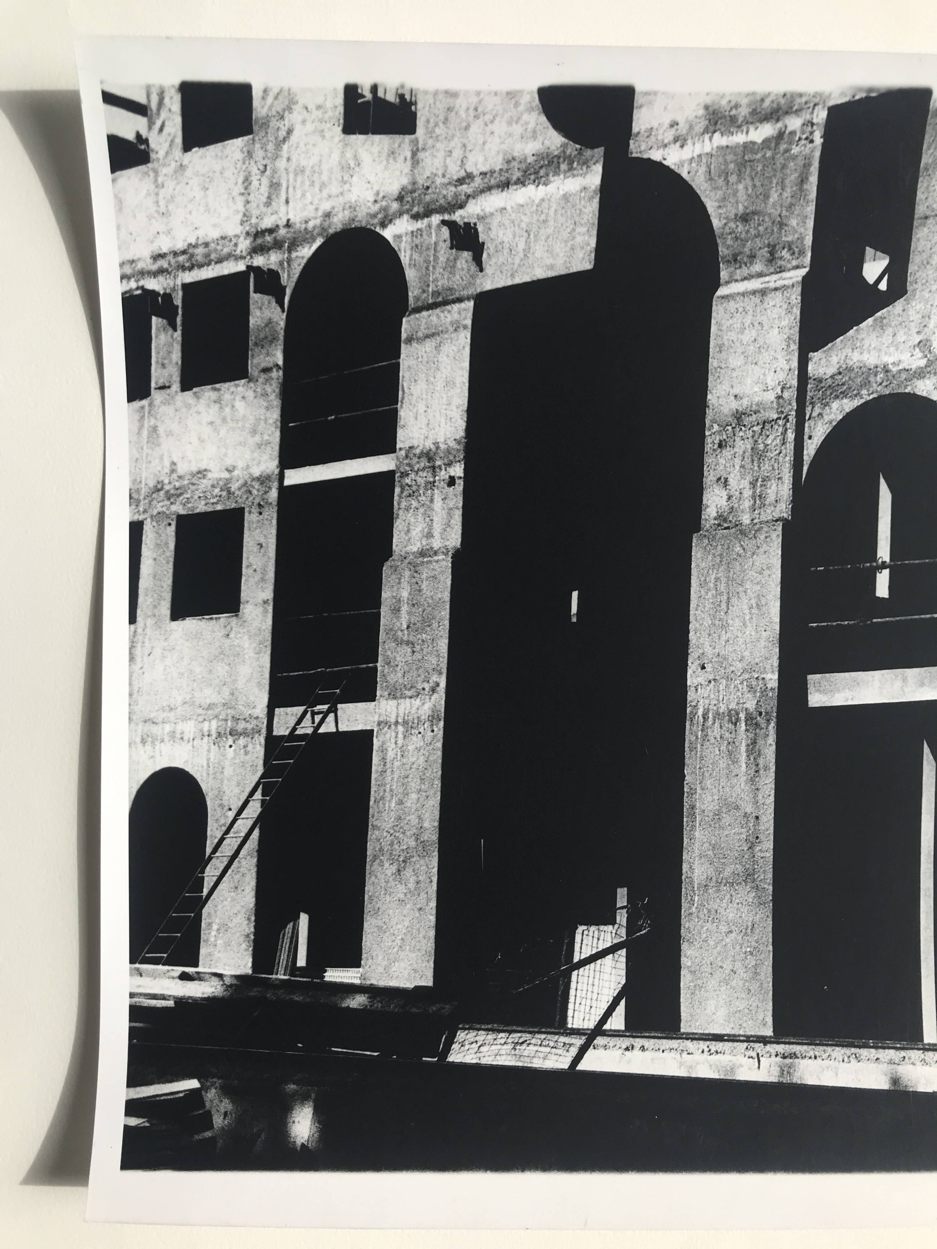 Rosine nusimovici, untitled (arches), c 1980. black and white silver print