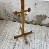 80s pine coat rack
