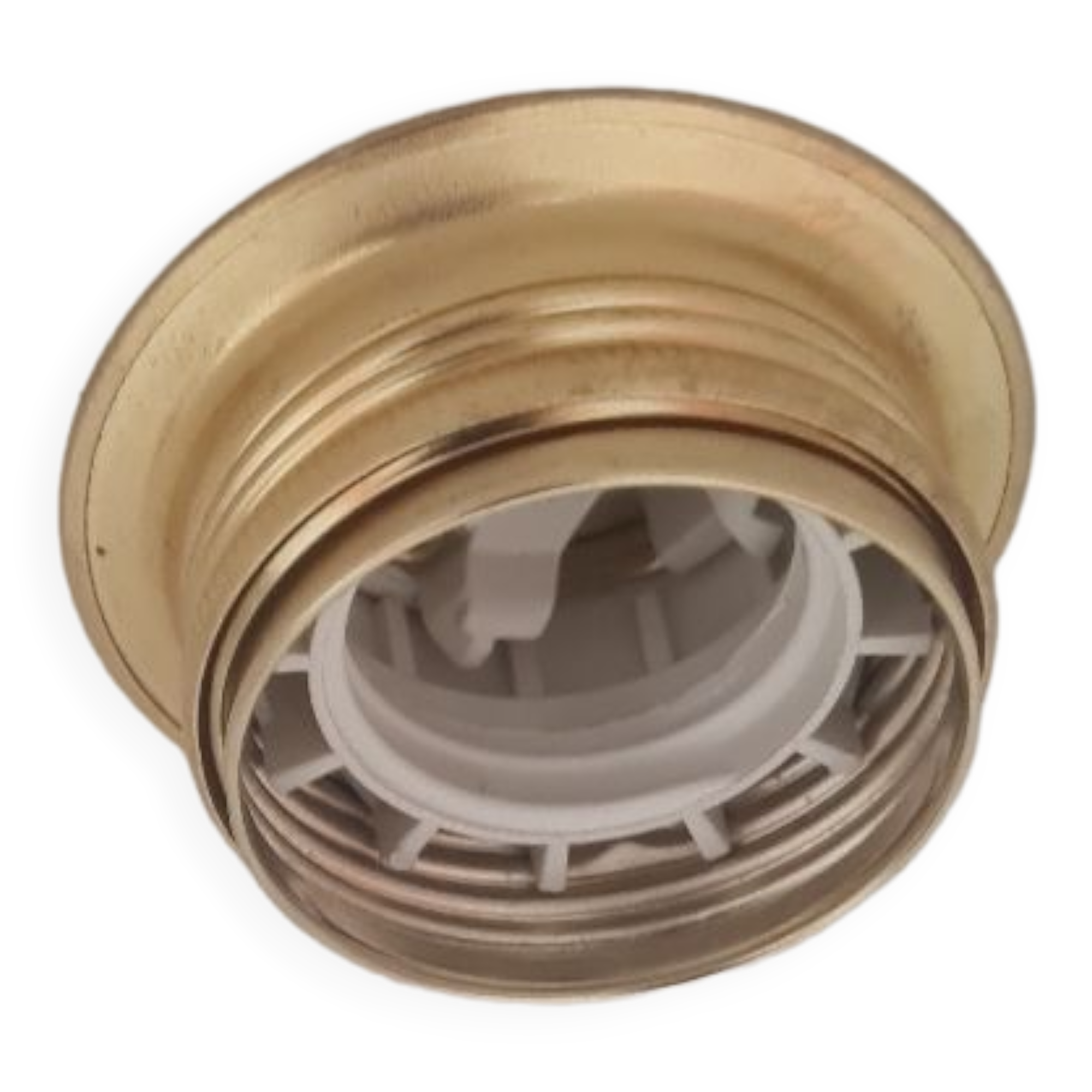 Enamelled sheet metal pendant light