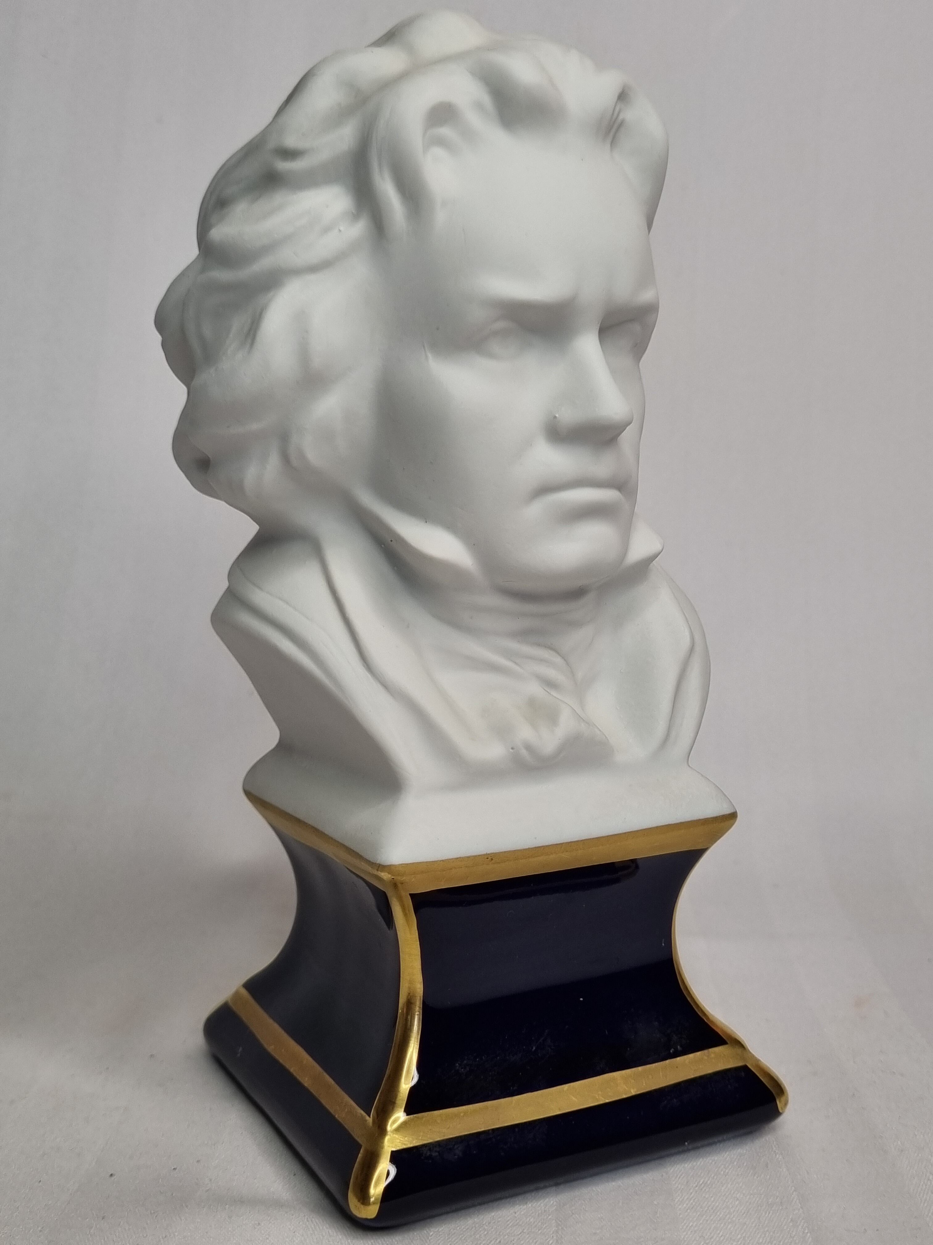 Porcelain bust of Beethoven, Tharaud, Limoges