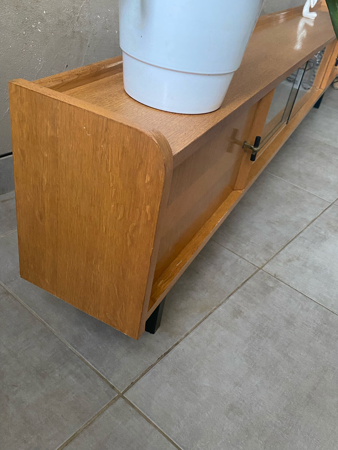 Vintage wooden row from the 50s-60s