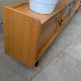 Vintage wooden row from the 50s-60s