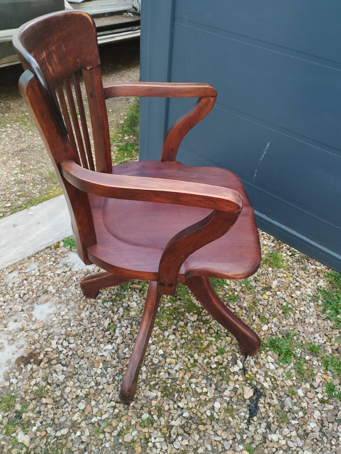 Fauteuil de bureau américain ancien