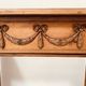 Louis XVI style fireplace in solid fir, 19th century.