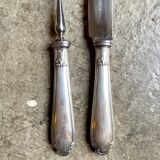 Christofle service cutlery in silver metal