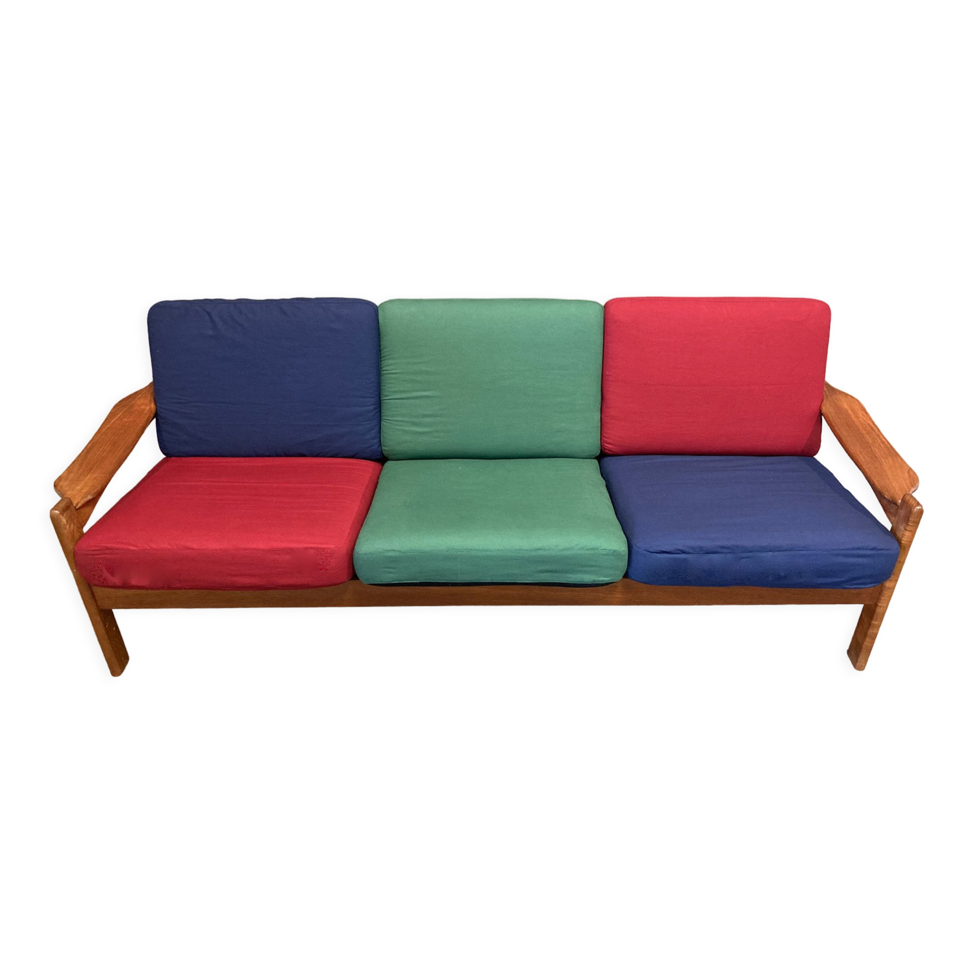 Sofa 3 places scandinavian 1950
