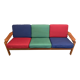 Sofa 3 places scandinavian 1950