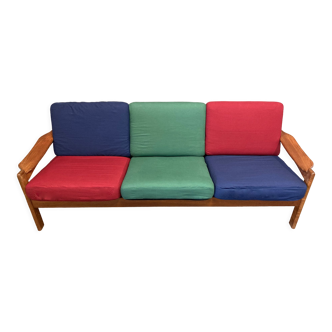 Sofa 3 places scandinavian 1950