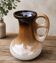 Vintage vase from West Germany model 142/25 in glazed ceramic, dating