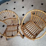 Fauteuil rotin enfant