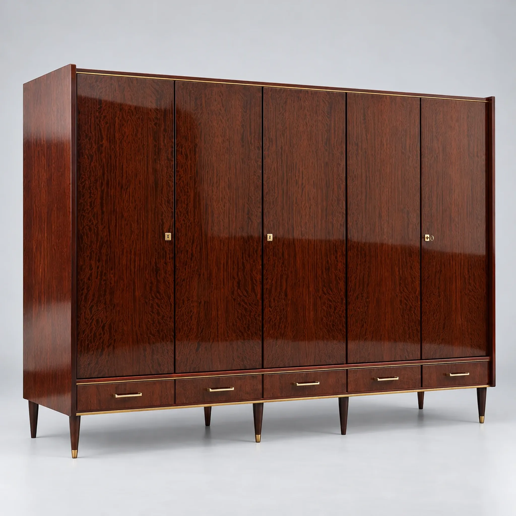 Large vintage design wardrobe from the 1950s