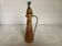 Multicoloured decorative mini bottle with gold metal.