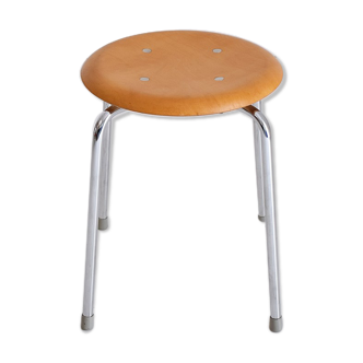 Tabouret vintage Egon Eiermann empilable SE 38 par Wilde+Spieth, Allemagne, années 1950