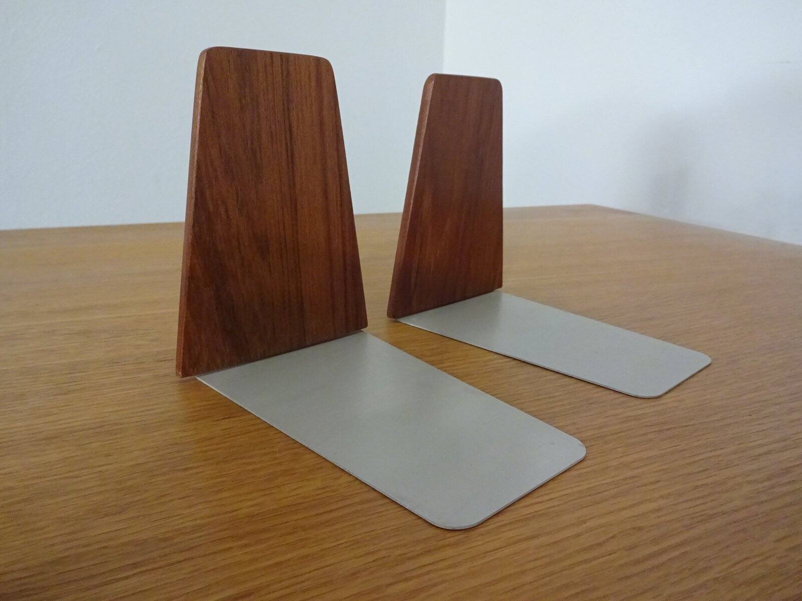 Danish Teak Bookends from Feldballes Møbelfabrik, 1960s, Set of 2