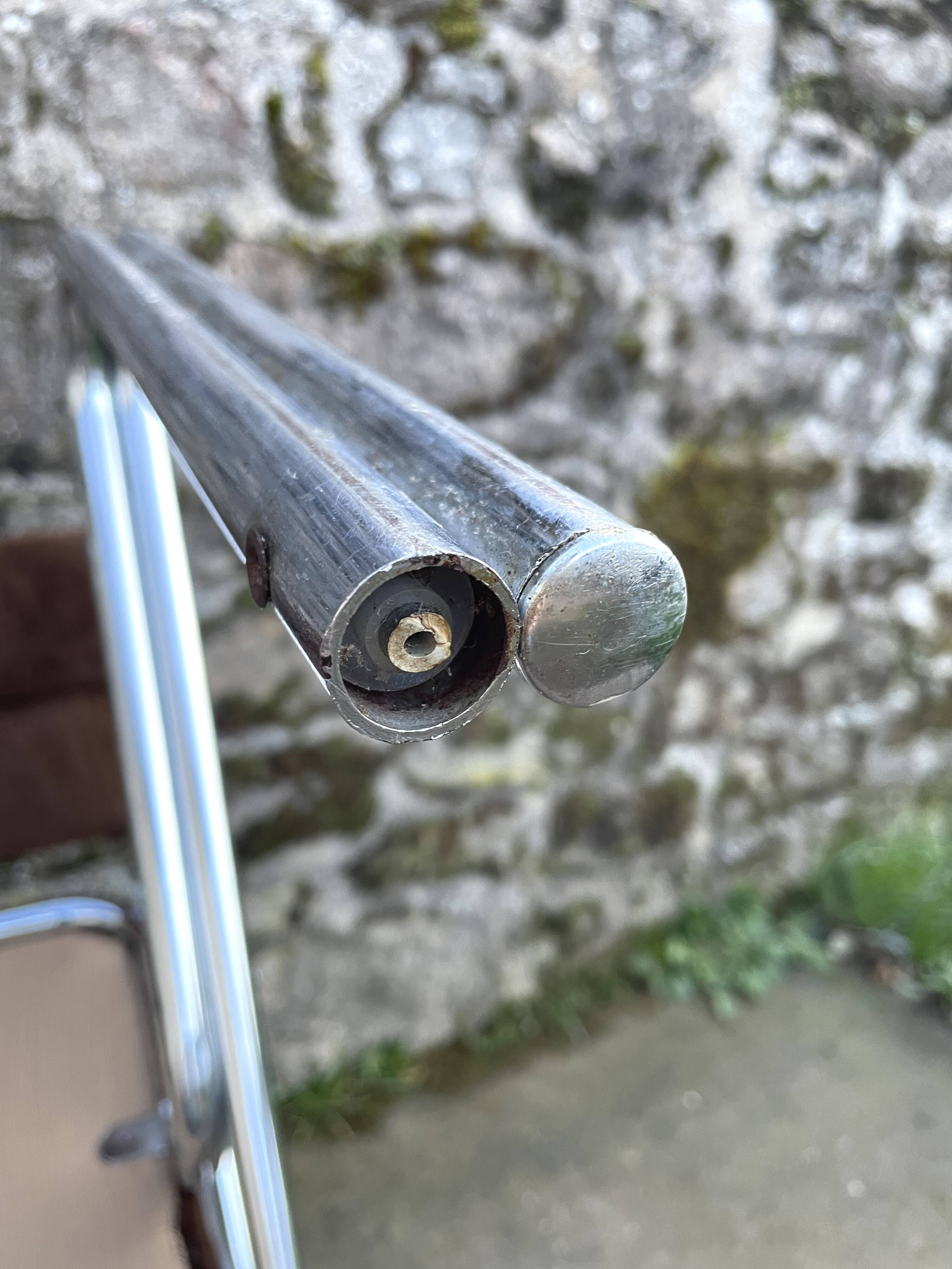 Set of 4 brown velvet zigzag chairs 1970