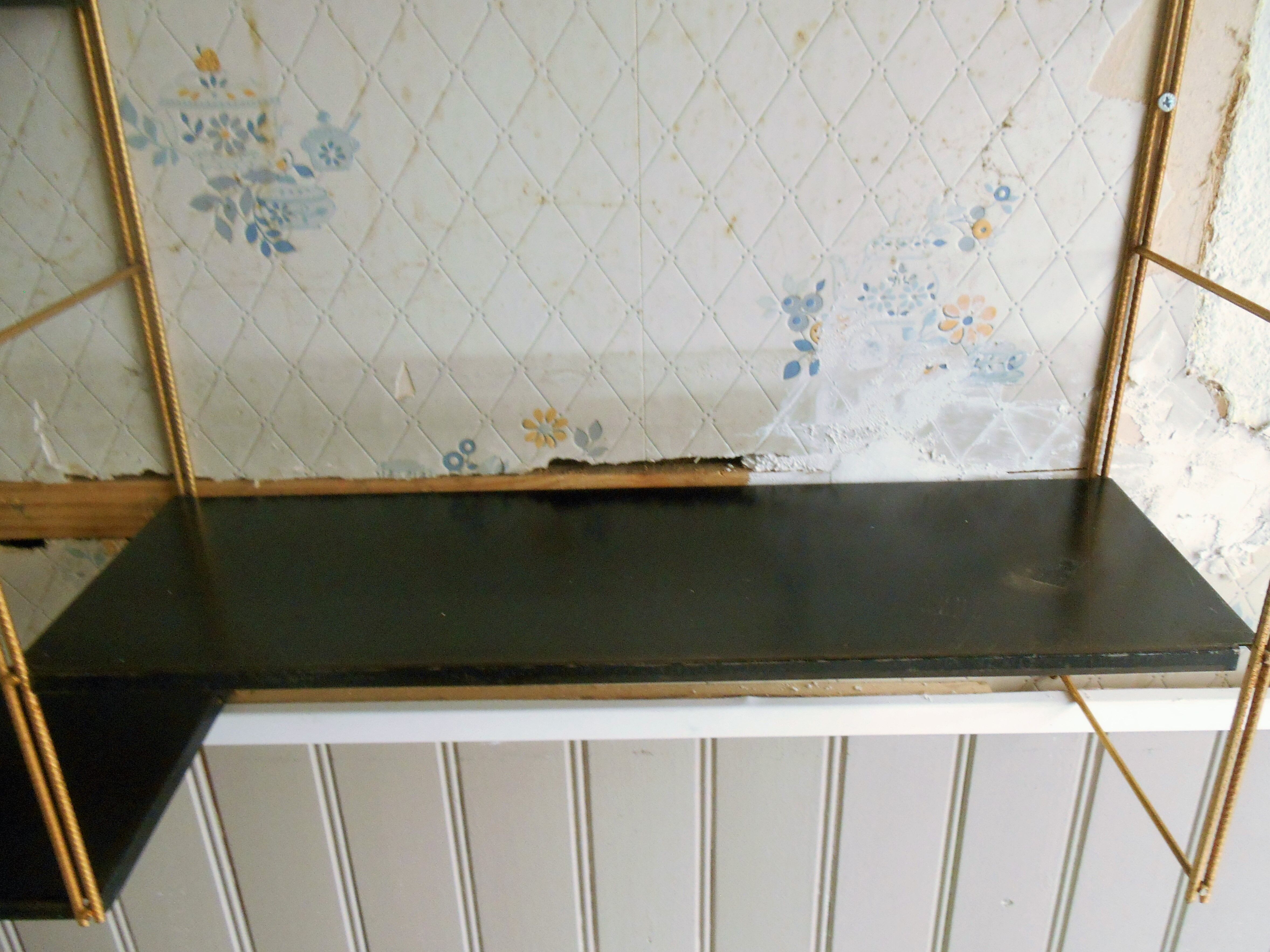 Vintage modular wall shelf