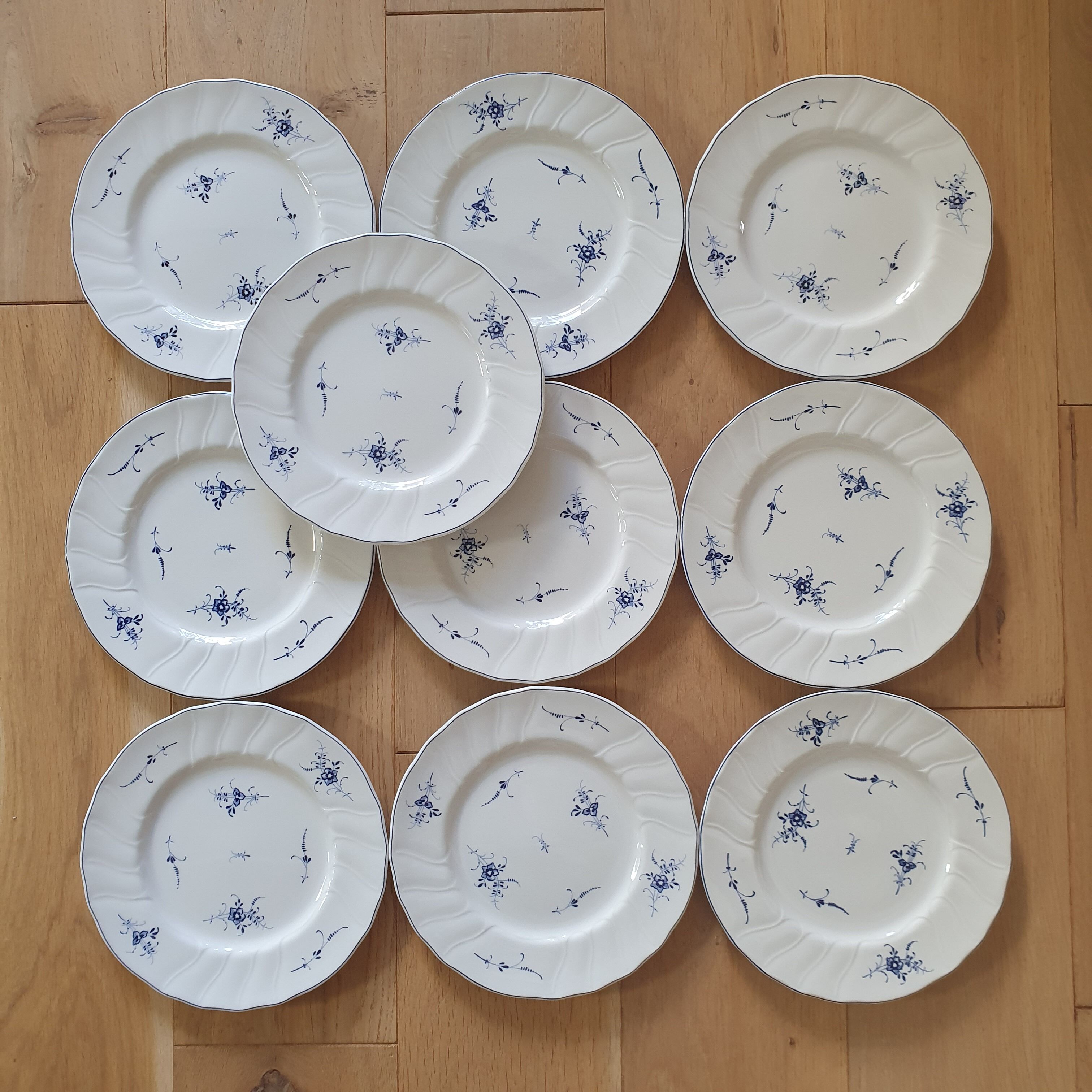 10 dessert plates Villeroy and Boch Vieux Luxembourg