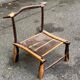 Hand-carved African chair from Ivory Coast